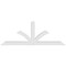 Ekena Millwork Richland Architectural Grade PVC Gable Bracket, 72"W x 27"H x 4"D x 4"F, 9/12 Pitch GBP072X27X0404RIC00 - alternate 2